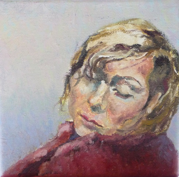 Figuratief schilderij van Ingrid Scholte